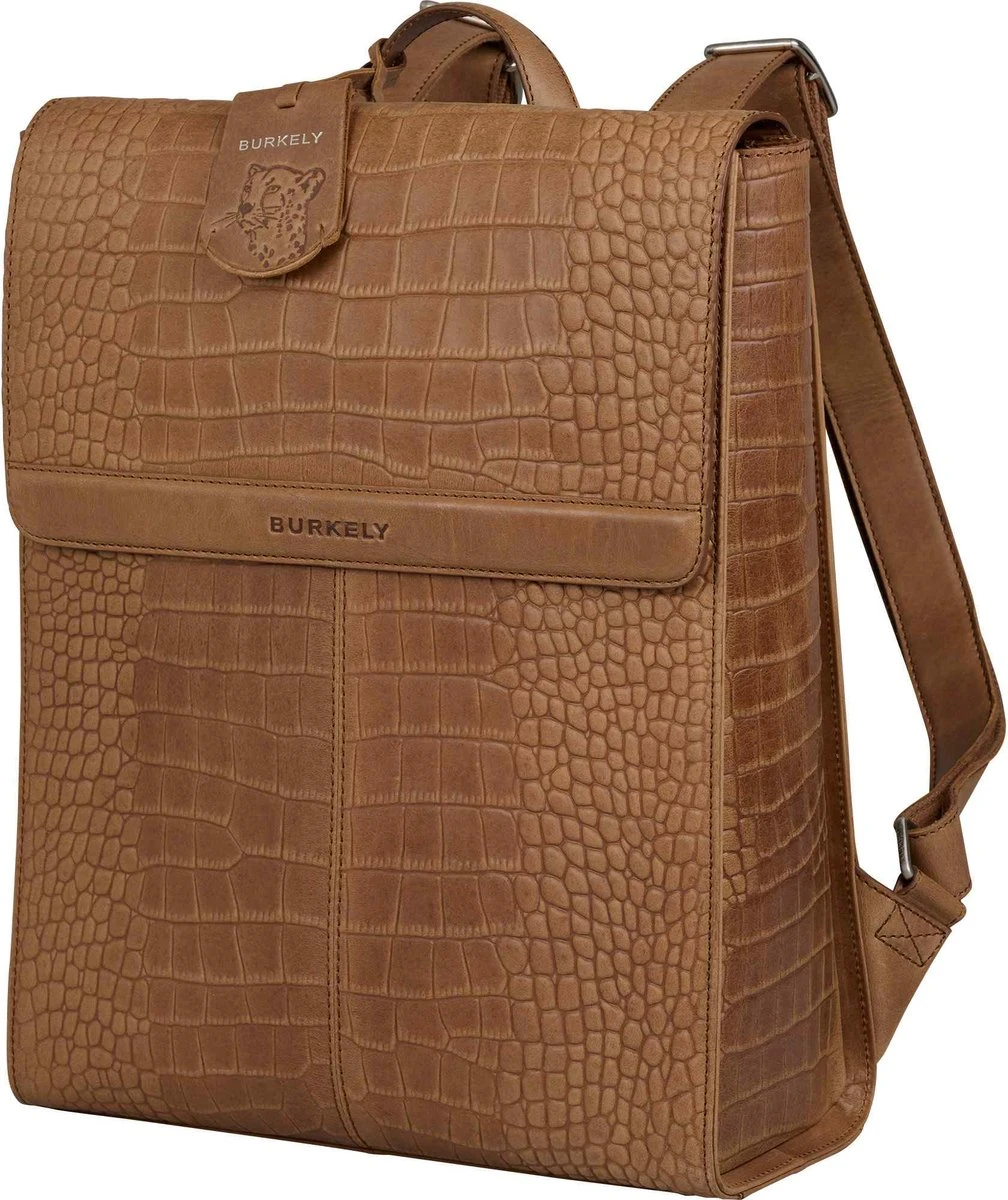 Burkely Casual Cayla Dames Rugtas 14" - Cognac 4 Burkely Casual Cayla Dames Rugtas 14" - Cognac - Image 2