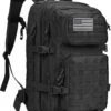 IBright 45L Militaire Rugzak | Tactische Rugzak | Oxford Stof | Waterdicht | Zwart