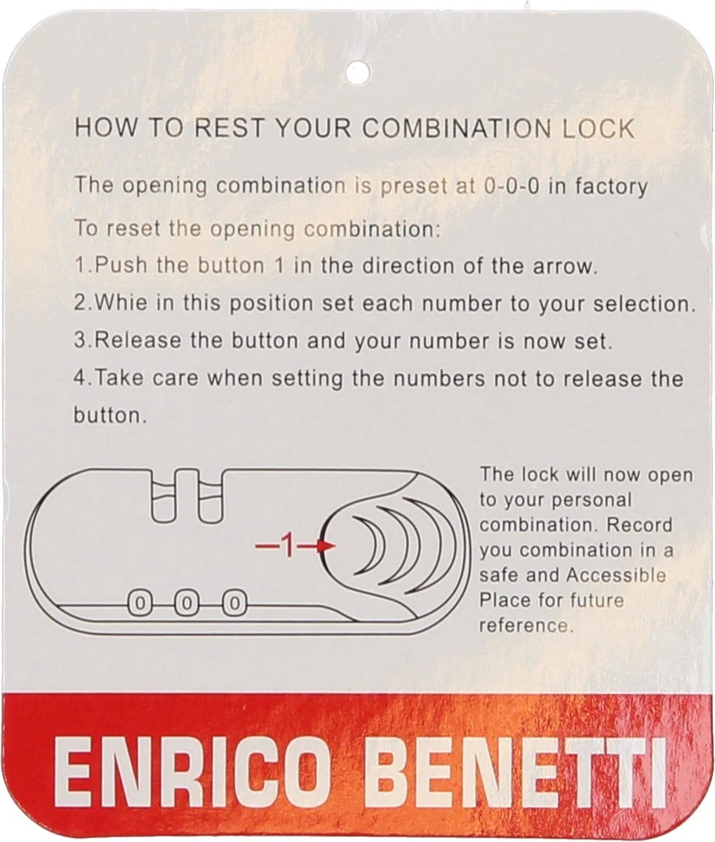 Enrico Benetti Louisville 39040 Handbagage Koffer Hardcase ABS - Jeansblauw 11 Enrico Benetti Louisville 39040 Handbagage Koffer Hardcase ABS - Jeansblauw - Image 9