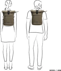 Beagles Originals Waterproof Originals Rugzak - Olijfgroen -Reisopslag Winkel 1025x1200 2