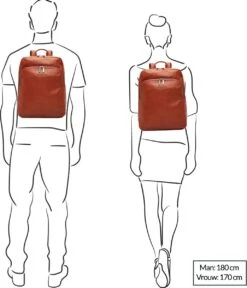 Castelijn & Beerens - Firenze Laptoprugzak 15,6 + Tablet RFID | Lichtbruin - -Reisopslag Winkel 1030x1200 4