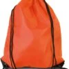 Merkloos Sport Gymtas/draagtas In Kleur Oranje Met Handig Rijgkoord 34 X 44 Cm Van Polyester En Verstevigde Hoeken -Reisopslag Winkel 1030x1200 6