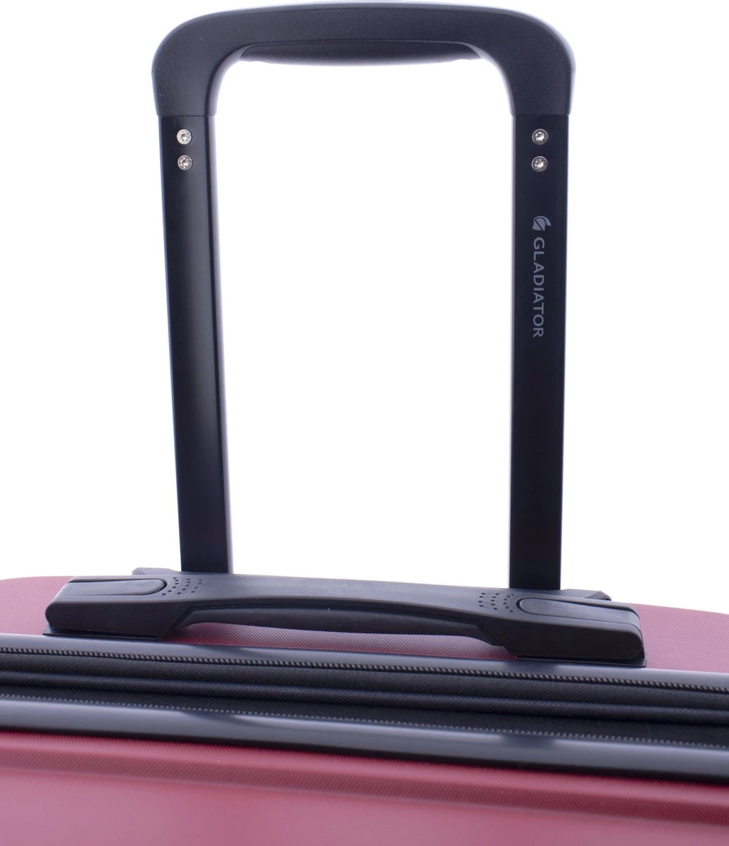 Gladiator Kick-Off Middelgrote Koffer Expandable - 67 Cm - 72/90 Liter - Eco Friendly Recyclebaar PP - Rood 8 Gladiator Kick-Off Middelgrote Koffer Expandable - 67 Cm - 72/90 Liter - Eco Friendly Recyclebaar PP - Rood - Image 6