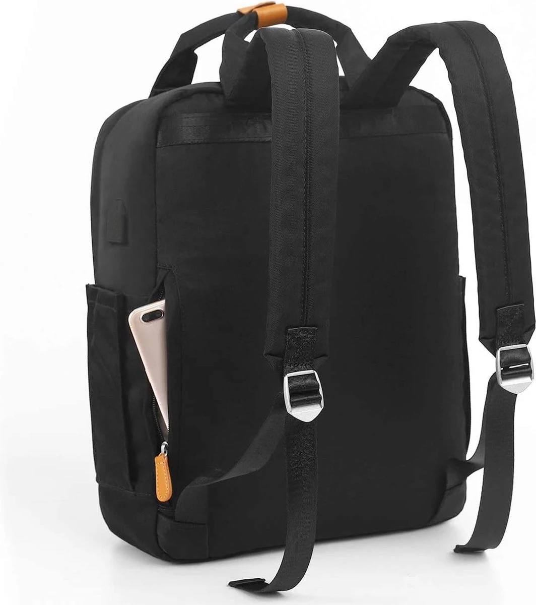 Rugzak Unisex, Schoolrugzak Met Laptopvak, Casual Dagrugzak Waterdicht Voor Laptops 15,6 Inch En 9,7 Inch Tablet, Laptoprugzak Voor Dames En Heren, Meisjes En Jongens, Oud Koper 5 Rugzak Unisex, Schoolrugzak Met Laptopvak, Casual Dagrugzak Waterdicht Voor Laptops 15,6 Inch En 9,7 Inch Tablet, Laptoprugzak Voor Dames En Heren, Meisjes En Jongens, Oud Koper - Image 3