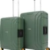 CarryOn Steward Kofferset - 2-delige TSA Trolleyset Met Kliksloten - Dubbele Wielen - Groen -Reisopslag Winkel 1065x1200 2
