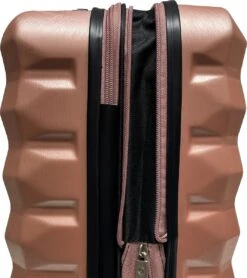 Benzi Xisto Middelgrote Koffer - 65 Cm -75 Liter - Expandable - Roze -Reisopslag Winkel 1067x1200