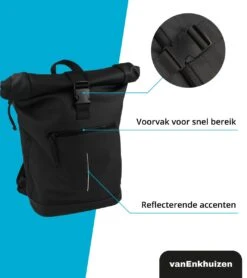 Rugzak Jongens - Rugzak Met Laptopvak 15,6 Inch - 20 Liter - Waterafstotend En Thermo Materiaal - Zwart -Reisopslag Winkel 1067x1200 7