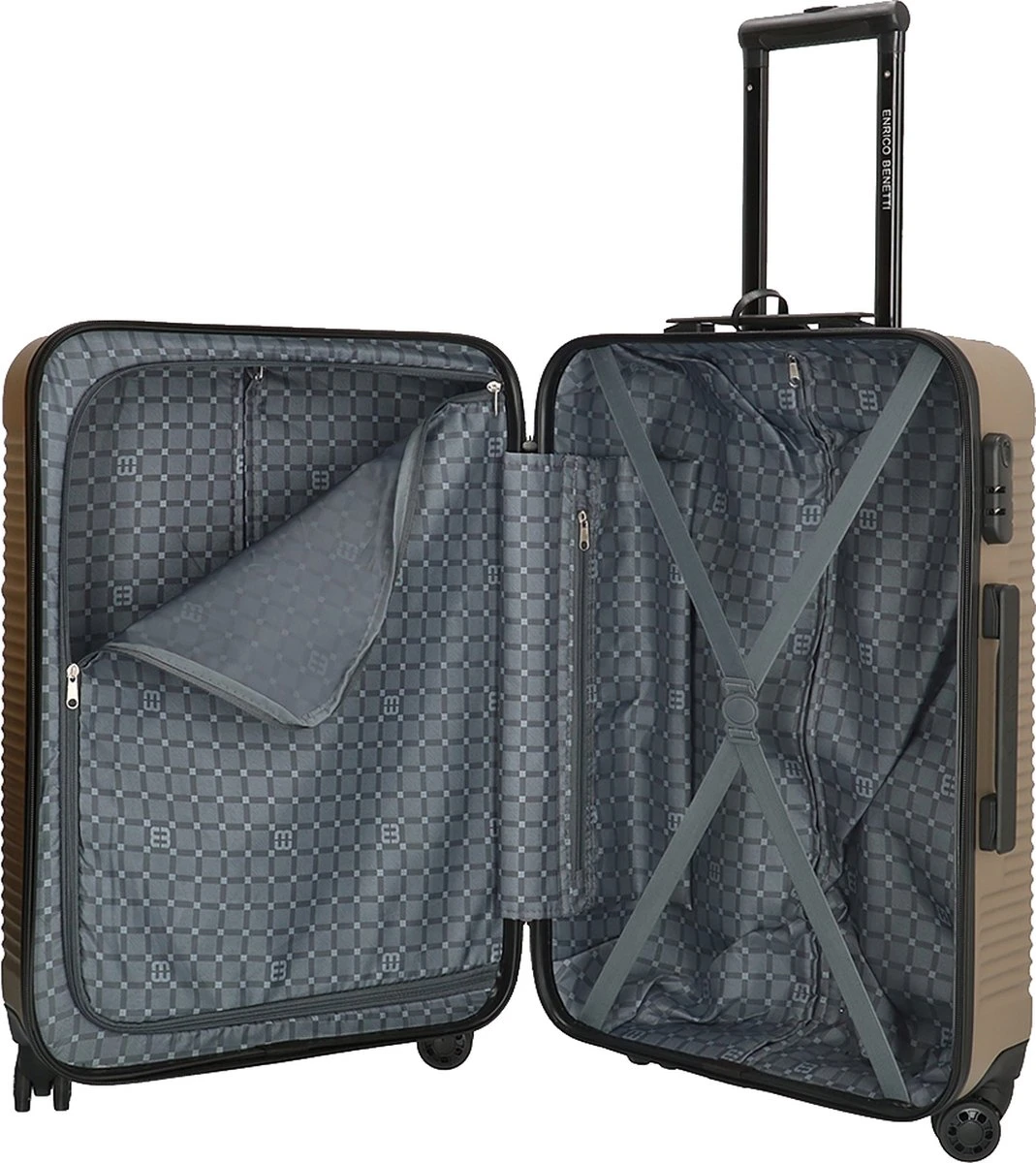 Enrico Benetti Harde Koffer LouisvilleHoogte 65 Cm - Champagne 7 Enrico Benetti Harde Koffer LouisvilleHoogte 65 Cm - Champagne - Image 5