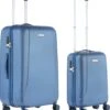 CarryOn Skyhopper Kofferset – TSA Handbagage + Reiskoffer 78cm – Dubbele Wielen - Blauw -Reisopslag Winkel 1085x1200