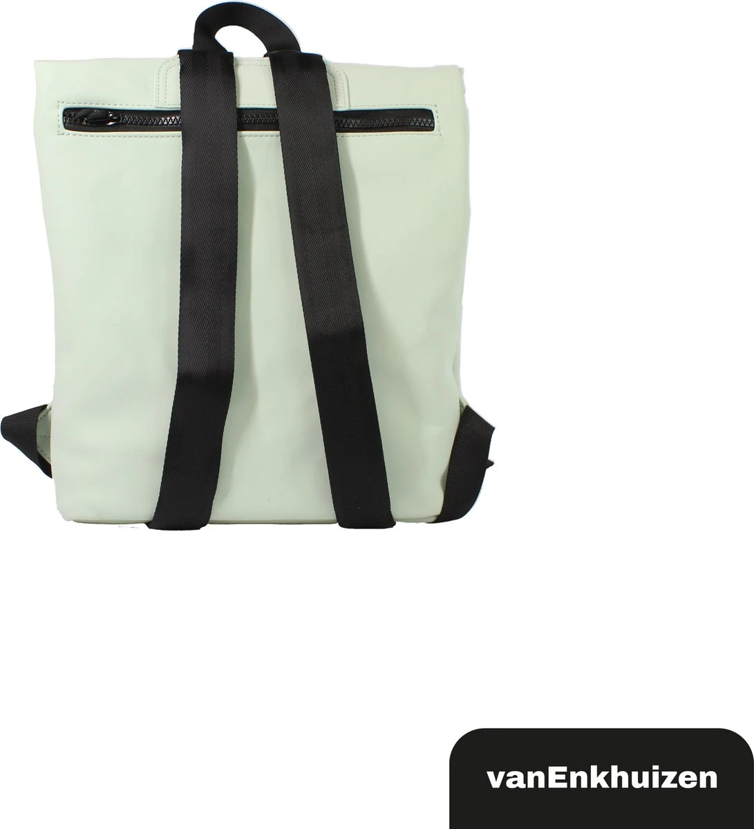 VanEnkhuizen Rolltop Rugzak 9 Liter - Waterafstotend En Thermo Materiaal - Mint 4 VanEnkhuizen Rolltop Rugzak 9 Liter - Waterafstotend En Thermo Materiaal - Mint - Image 2