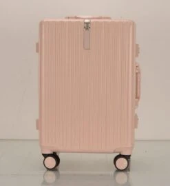 TOP AA Reis Kofferset - Trolleyset 3-delig Met TSA Slot Aluminum Frame, Kleine Cabine En Groot, ABS Luggage, (20+24+28 Inches 3 Pc Set), Roze/pink -Reisopslag Winkel 1096x1200 1