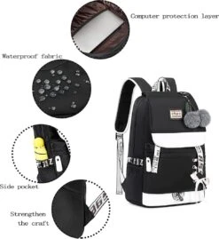 Ekuizai Hippe Meiden Schooltas / Rugzak Roze -Reisopslag Winkel 1100x1200 3