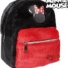 Casual Rugtas Minnie Mouse Zwart Rood