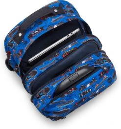 Kipling SARI Rugzak Met Wielen, 27 Liter, 15 Inch Lapopvak - New Scate Prt S -Reisopslag Winkel 1123x1200