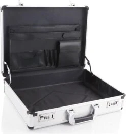 Dermata Laptoptas / Werktas / Aktetas - Business - Zilver - -Reisopslag Winkel 1126x1200 3