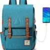 HapiLeap Laptop Vintage Rugzak Waterbestendig Zakelijke Reizen School Rugzak Messenger Bag Past 15.6 Inch Notebook Voor Mannen & Vrouwen -Reisopslag Winkel 1127x1200