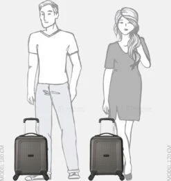 Decent Handbagage Koffer / Trolley / Reiskoffer - 42 Cm - 24 Liter - ABS - Maxi Air - Grijs -Reisopslag Winkel 1132x1200 1