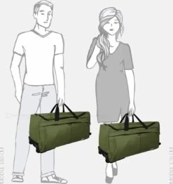 Enrico Benetti Amsterdam Wieltas - 91 Liter - 35327 - Groen 21 Enrico Benetti Amsterdam Wieltas - 91 Liter - 35327 - Groen -Reisopslag Winkel 1133x1200 1