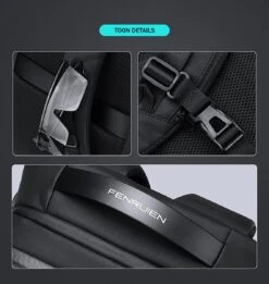 Brandie® - Rugzak - Geschikt Voor 17.3 Inch Laptop - Reistas - Schoudertas - Waterdichte - USB Opladen - Hoge Capaciteit - Anti Diefstal - Normaal Zwart - Voor Heren Tas - Grootte 14*32*48cm - Gewicht 1.3 Kg -Reisopslag Winkel 1137x1200 3