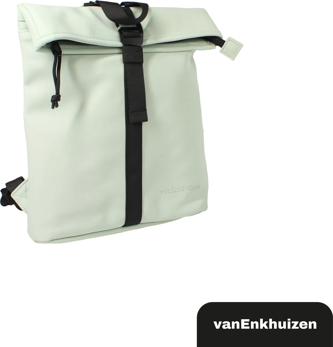 VanEnkhuizen Rolltop Rugzak 9 Liter - Waterafstotend En Thermo Materiaal - Mint 6 VanEnkhuizen Rolltop Rugzak 9 Liter - Waterafstotend En Thermo Materiaal - Mint - Image 4