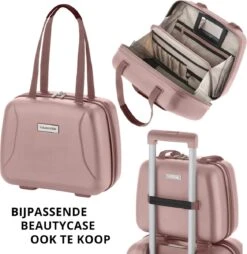 CarryOn Skyhopper Kofferset – TSA Handbagage + Reiskoffer 78cm – Dubbele Wielen - Old Pink -Reisopslag Winkel 1169x1200 4
