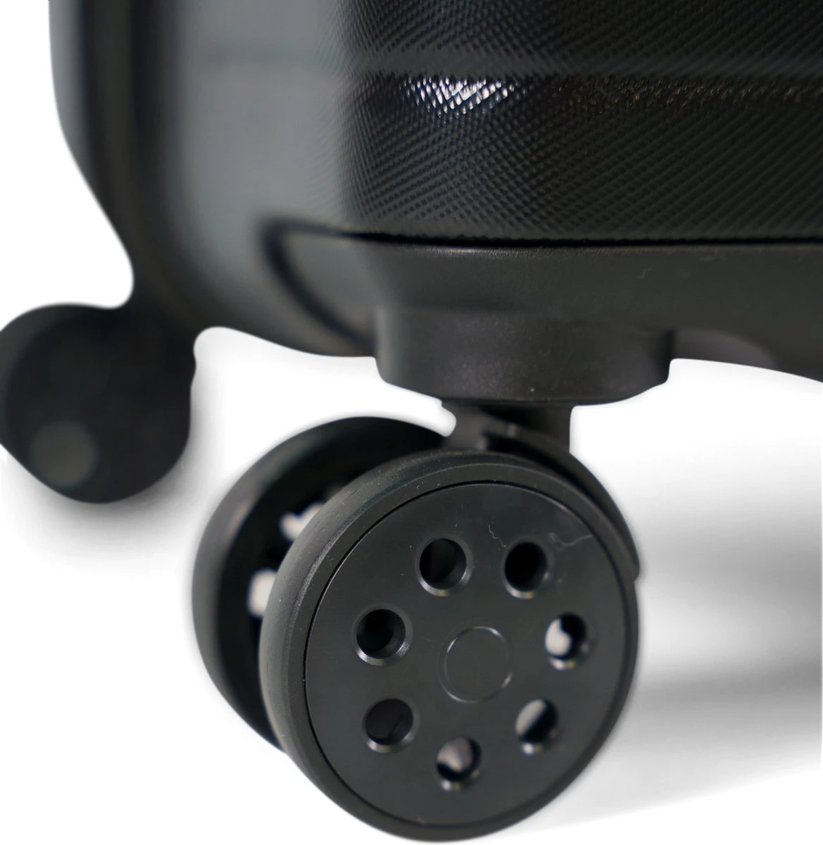 ©TROLLEYZ - Amsterdam No.9 - Trolley - 55cm Met TSA Slot - Dubbele Wielen - 360° Spinners - 100% ABS - Handbagage Koffer In Night Black 7 ©TROLLEYZ - Amsterdam No.9 - Trolley - 55cm Met TSA Slot - Dubbele Wielen - 360° Spinners - 100% ABS - Handbagage Koffer In Night Black - Image 5