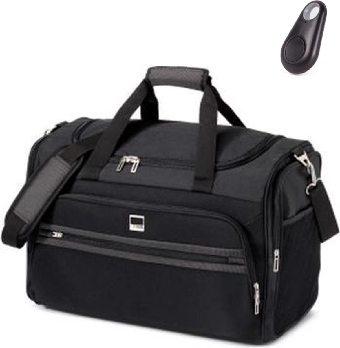 Ryanair Handbagage - 39x22x26 (BxDxH) - Reistas Zwart - Gratis GPS Tracker 3 Ryanair Handbagage - 39x22x26 (BxDxH) - Reistas Zwart - Gratis GPS Tracker
