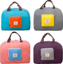 Opvouwbare Draagbare Reistas - Handtas - Schoudertas - Weekendtas - Dames - Heren - Duffle Bag - Roze -Reisopslag Winkel 1176x1200 5