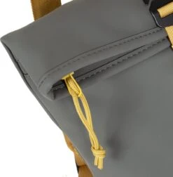 New Rebels® Tim - Rugtas - Geel - Waterafstotend - Roll-top - 15.6151413121087.9 - 30x12x43cm - Rugzak / Backpack -Reisopslag Winkel 1176x1200 6