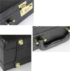 Attachékoffer Zwart - Kunstleer - Documentenkoffer - Attache Koffer Cijferslot - Laptopkoffer - Kantoor Koffer -Reisopslag Winkel 1191x1200 2
