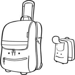 Reisenthel Trolley XS Kids Reiskoffer Kind - Maat XS - 12L - Cats&Dogs Rose Roze -Reisopslag Winkel 1194x1200