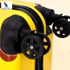 San Vitale® - Lichtgewicht Reis Koffer - Trolley - Handbagage - Leeuw - Geel -Reisopslag Winkel 1198x1200