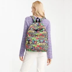 Miss Lulu Rugzak - 22,61 Liter - Graffiti (e1401g) -Reisopslag Winkel 1198x1200 8