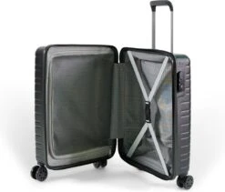 ©TROLLEYZ - Amsterdam No.9 - Trolley - 55cm Met TSA Slot - Dubbele Wielen - 360° Spinners - 100% ABS - Handbagage Koffer In Night Black 17 ©TROLLEYZ - Amsterdam No.9 - Trolley - 55cm Met TSA Slot - Dubbele Wielen - 360° Spinners - 100% ABS - Handbagage Koffer In Night Black -Reisopslag Winkel 1200x1026 1