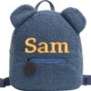Merkloos Rugtas Teddy Blauw / Geborduurd Met Naam / 7 Verschillende Kleuren Gepersonaliseerd / Teddy Rugzak Kids / Schooltas Met Naam / Tas / Kinderen / Peuter / Kleuter / Teddy Bag / Kind En Baby -Reisopslag Winkel 1200x1040 1