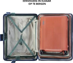 CarryOn Protector Luxe Kofferset - TSA Trolleyset M+L Formaat Met Kliksloten - Terra -Reisopslag Winkel 1200x1046 2