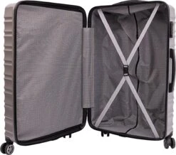 Tobeyz - Kofferset - 3-delig Grijs Handbagage - Verrijdbaar Op 4 Wielen - Stevig ABS - Lichtgewicht, Hardshell -Reisopslag Winkel 1200x1057