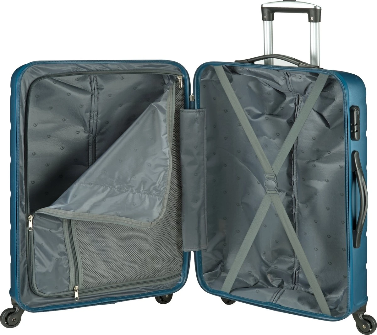 Princess Traveller Grenada - Reiskoffer - Grijsblauw - M - 66cm 6 Princess Traveller Grenada - Reiskoffer - Grijsblauw - M - 66cm - Image 4