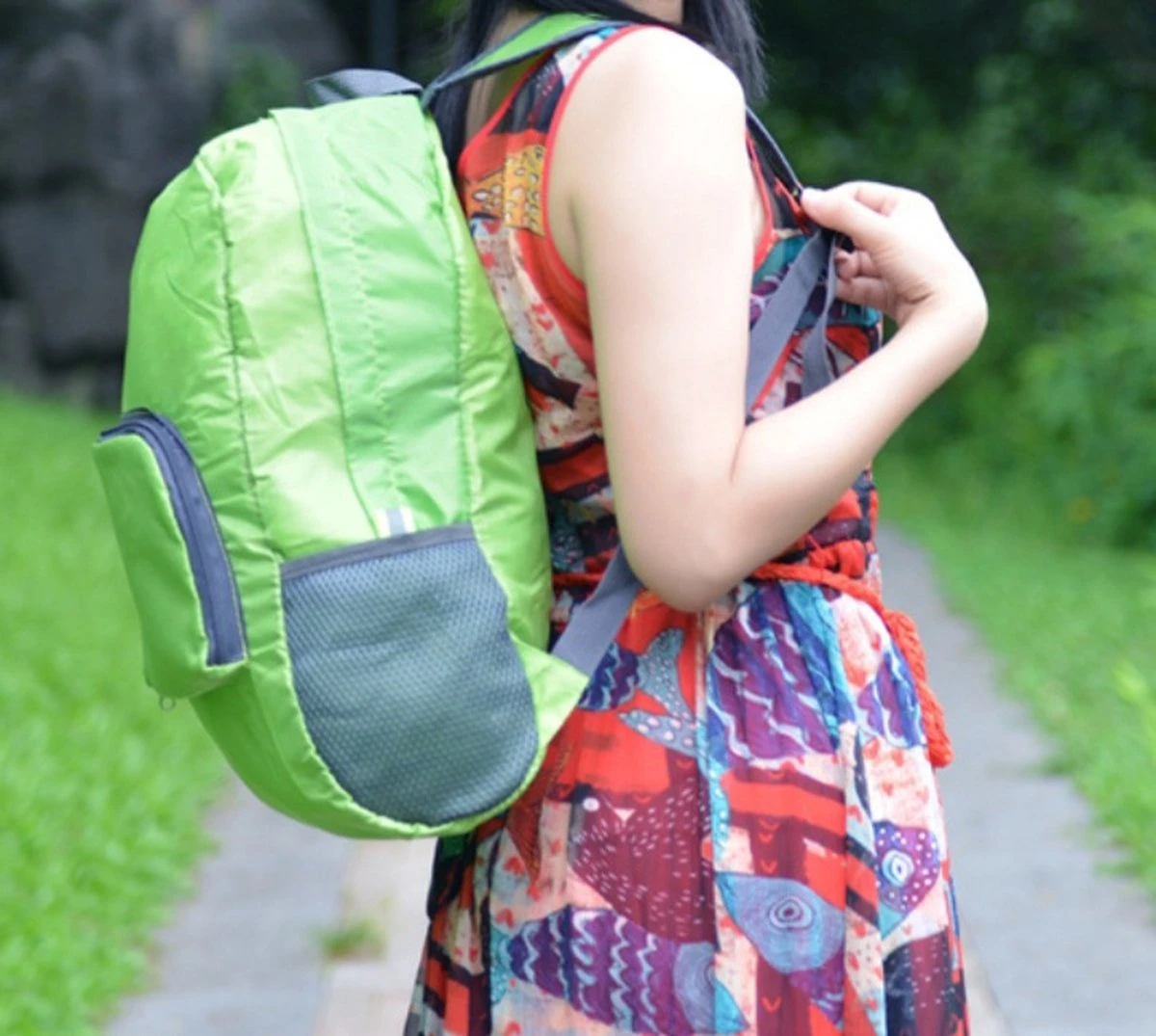 Rugtas - Rugzak - Opvouwbaar Lichtgewicht - Rugzak Heren En Dames Outdoor - Backpacken - Camping - Spatwaterdicht - Schooltas - Wandelen - Reizen - Roze 7 Rugtas - Rugzak - Opvouwbaar Lichtgewicht - Rugzak Heren En Dames Outdoor - Backpacken - Camping - Spatwaterdicht - Schooltas - Wandelen - Reizen - Roze - Image 5