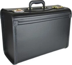 Pilotenkoffer Zonder Wiel - Kunstleer Zwart - Grote Piloten Koffer Met Laptopvak En Cijferslot - Kantoor Koffer - Werk Koffer -Reisopslag Winkel 1200x1078 1