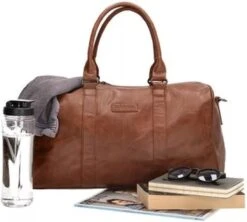 Jack Milles Weekendtas/reistas Heren & Dames Donkerbruin | Reistassen | Weekendtassen -Reisopslag Winkel 1200x1080 5