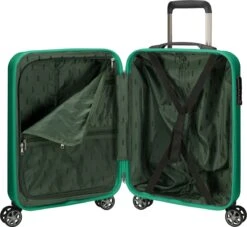Princess Traveller I'm Green Atlantic - Handbagage Koffer - Groen - S - 55cm -Reisopslag Winkel 1200x1103 1
