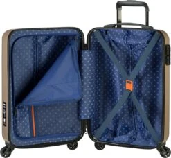 Princess Traveller PT01 - Handbagagekoffer - Pristine Bronze - S - 55cm -Reisopslag Winkel 1200x1109 1