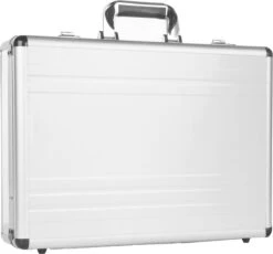 Dermata Laptoptas / Werktas / Aktetas - Business - Zilver - -Reisopslag Winkel 1200x1115