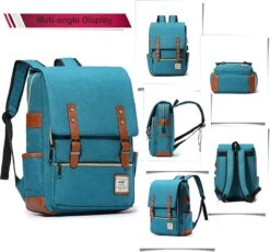 HapiLeap Laptop Vintage Rugzak Waterbestendig Zakelijke Reizen School Rugzak Messenger Bag Past 15.6 Inch Notebook Voor Mannen & Vrouwen -Reisopslag Winkel 1200x1118 1