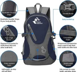 Free Knight Klein Dagrugzak, 20 L, Marineblauw ,waterdichte ,lichtgewicht 9 Free Knight Klein Dagrugzak, 20 L, Marineblauw ,waterdichte ,lichtgewicht -Reisopslag Winkel 1200x1124 2