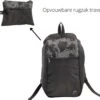 Fana Bags - Opvouwbare Rugtas - Opvouwbaar Rugzak - 20 Liter - Lichtgewicht Rugzak - Zwart -Reisopslag Winkel 1200x1128