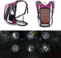 Fietsrugzak, 18 Liter, Outdoor Rugzak, Multifunctionele Wandelrugzak, Skirugzak, Reisrugzak, Sportrugzak, Dagrugzak Voor Fietsen, Paardrijden, Bergbeklimmen, Ultralicht, Voor Dames En Heren, Zwart -Reisopslag Winkel 1200x1141 1