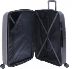 Gladiator Kick-Off Grote Koffer Expandable -76 Cm - 99/125 Liter - Eco Friendly Recyclebaar PP - Donkergrijs 19 Gladiator Kick-Off Grote Koffer Expandable -76 Cm - 99/125 Liter - Eco Friendly Recyclebaar PP - Donkergrijs -Reisopslag Winkel 1200x1142