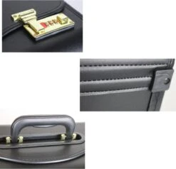 Pilotenkoffer Zonder Wiel - Kunstleer Zwart - Grote Piloten Koffer Met Laptopvak En Cijferslot - Kantoor Koffer - Werk Koffer -Reisopslag Winkel 1200x1157 4